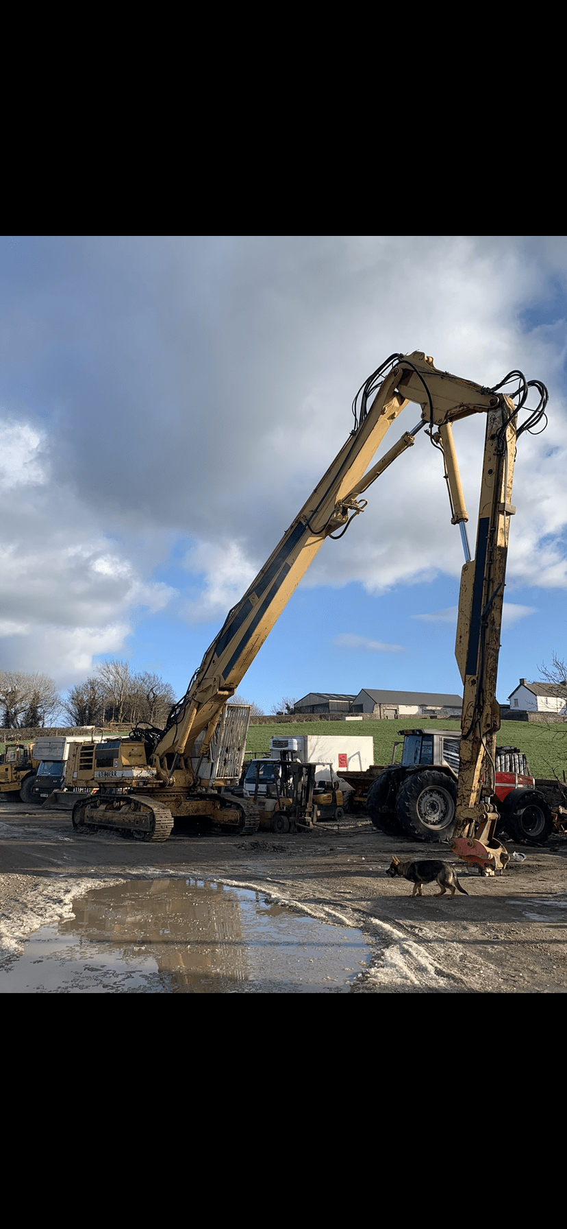 Liebherr R954 3 stage demolition arm boom digger high reach excavator
