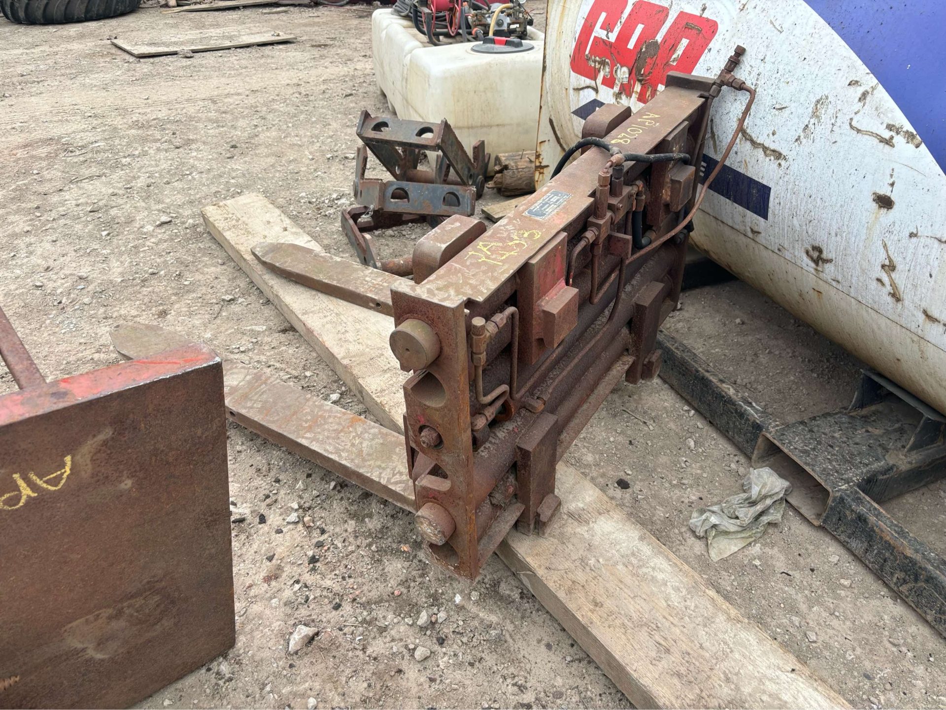 EXPANDING PALLET FORKS SUIT LOADALL TELEHANDLER FORKLIFT - Image 4