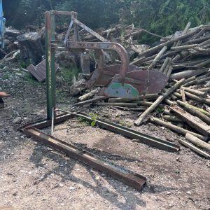 2 FURROW PLOUGH ON A STAND
