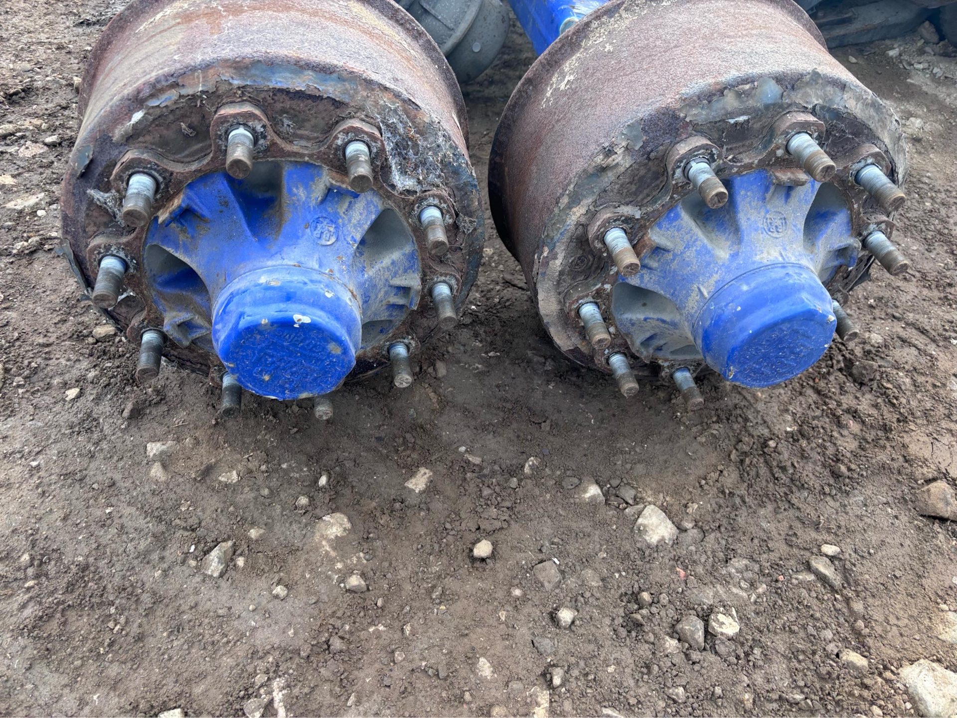 1 X 17.5" BPW AXLE ON DRUM BRAKES TRACTOR LOW LOADER TRAILER - 6 AVAILABLE - Image 7