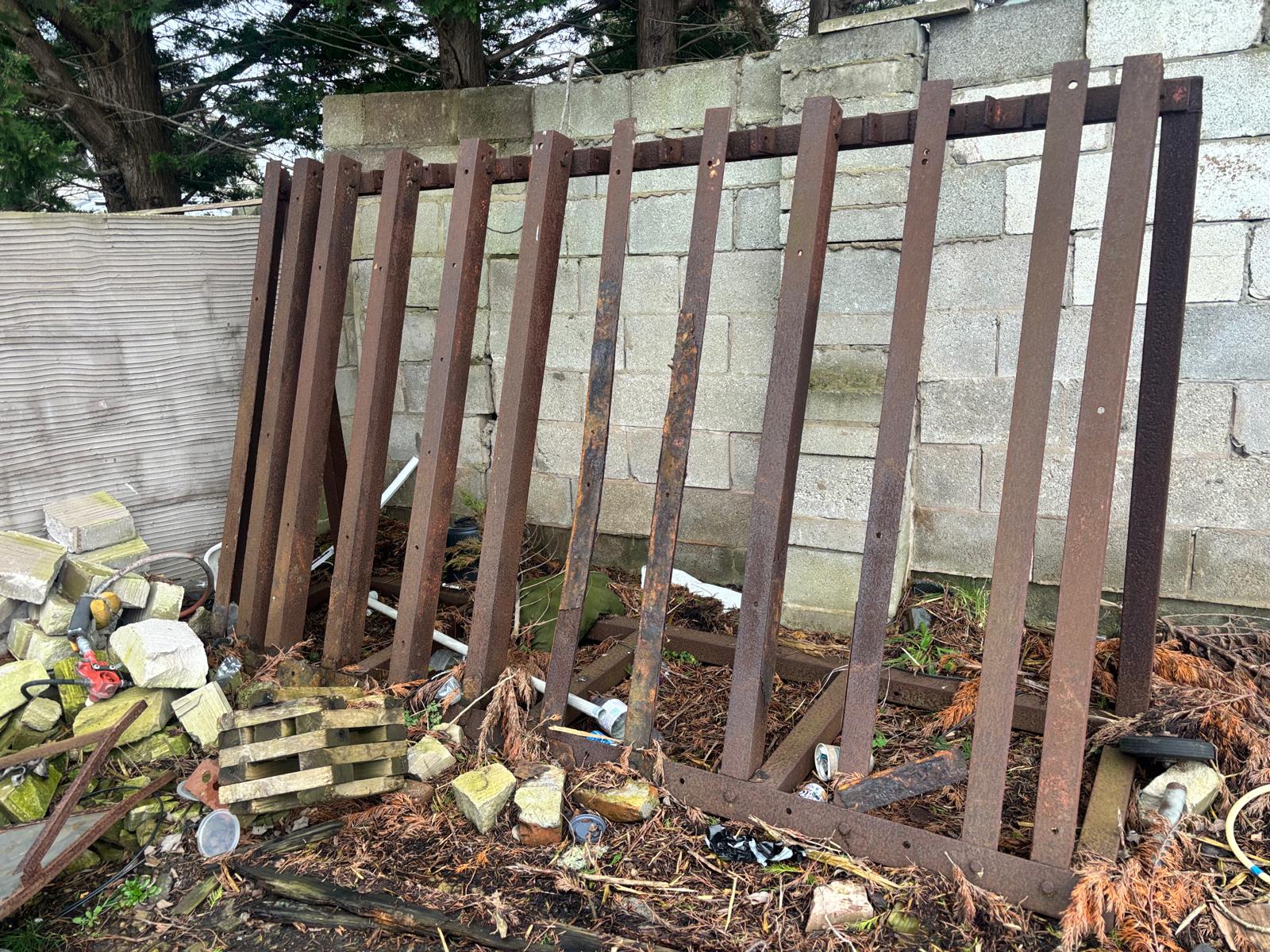 SCREENER REJECT GRID 3M X 1.9M HEAVY DUTY STEEL GRIZZLY BARS WASTE RECYCLING AGGREGATE