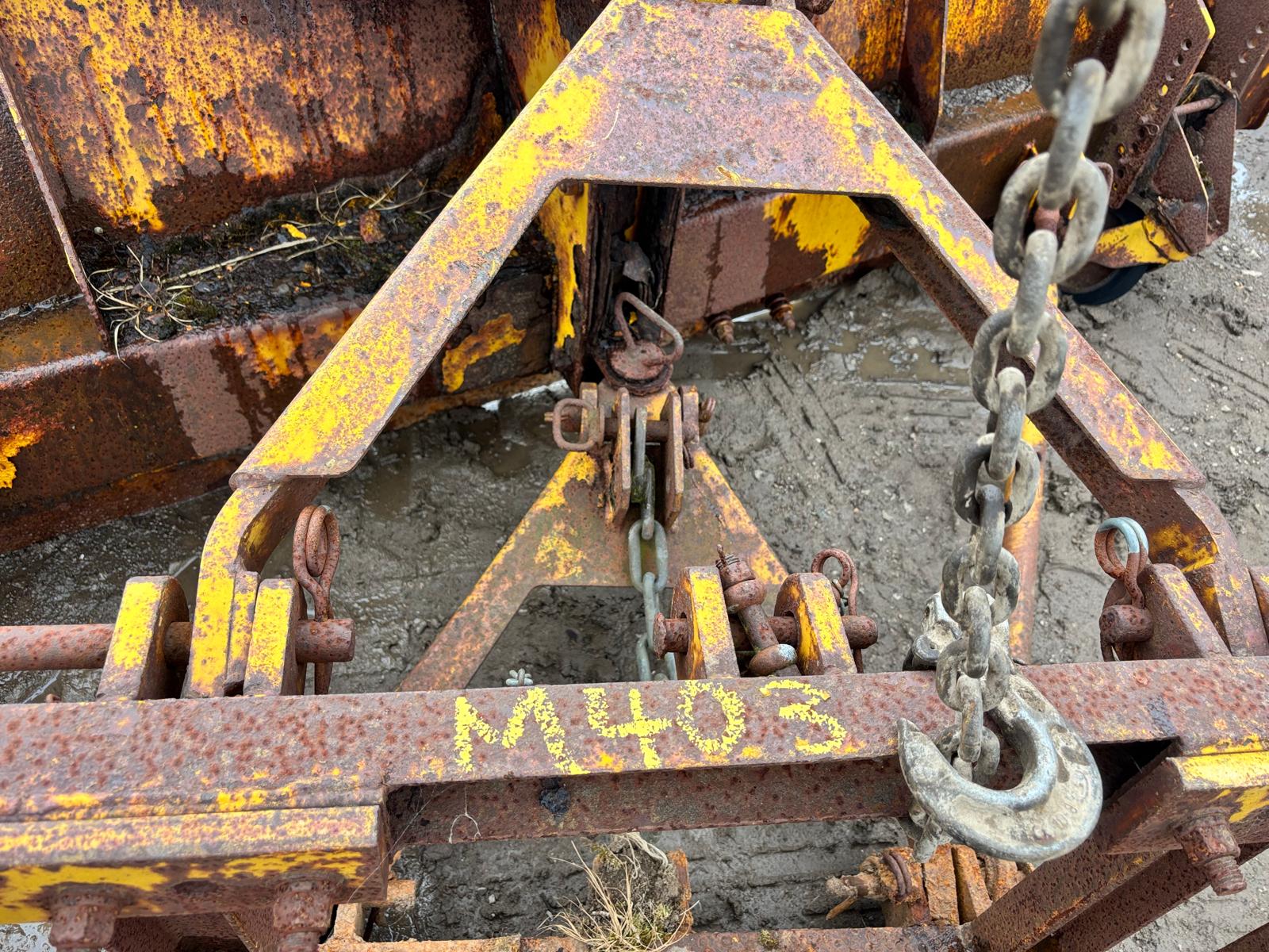 TRACTOR 3 POINT LINKAGE SNOW PLOUGH SNOW BLADE DOZER BLADE YARD SCRAPER TELEHANDLER LOADALL JCB - Image 2