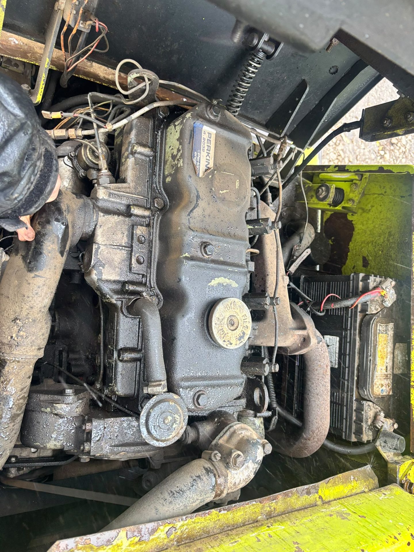 CLARK C500 Y50D DIESEL FORKLIFT 2.5 TON FORKLIFT TRUCK PERKINS ENGINE SIDE SHIFT - Image 9