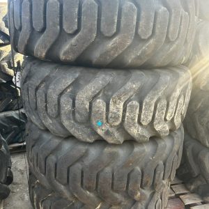 4X GOODYEAR 15.5-25 LOADALL TELEHANDLER TYRES 90% TREAD TRACTOR