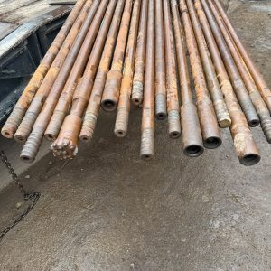 19 X 10FT STEEL ROCK DRILL RODS PIPES QUARRY MINING BOREHOLE DRILLING
