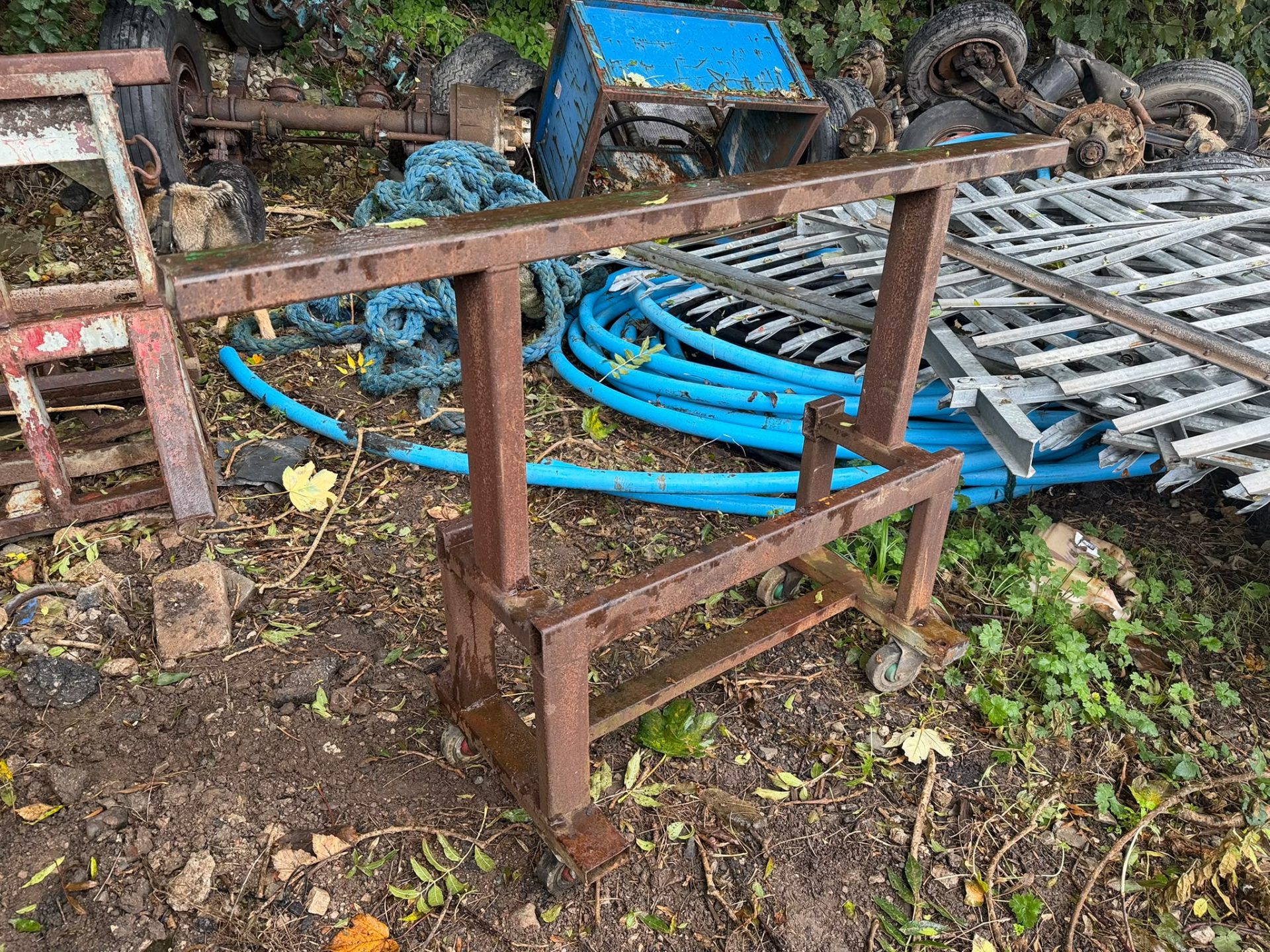 2 X HEAVY-DUTY TRAILER DOCK WORKSHOP TRESTLES HGV LORRY STANDS - Image 5