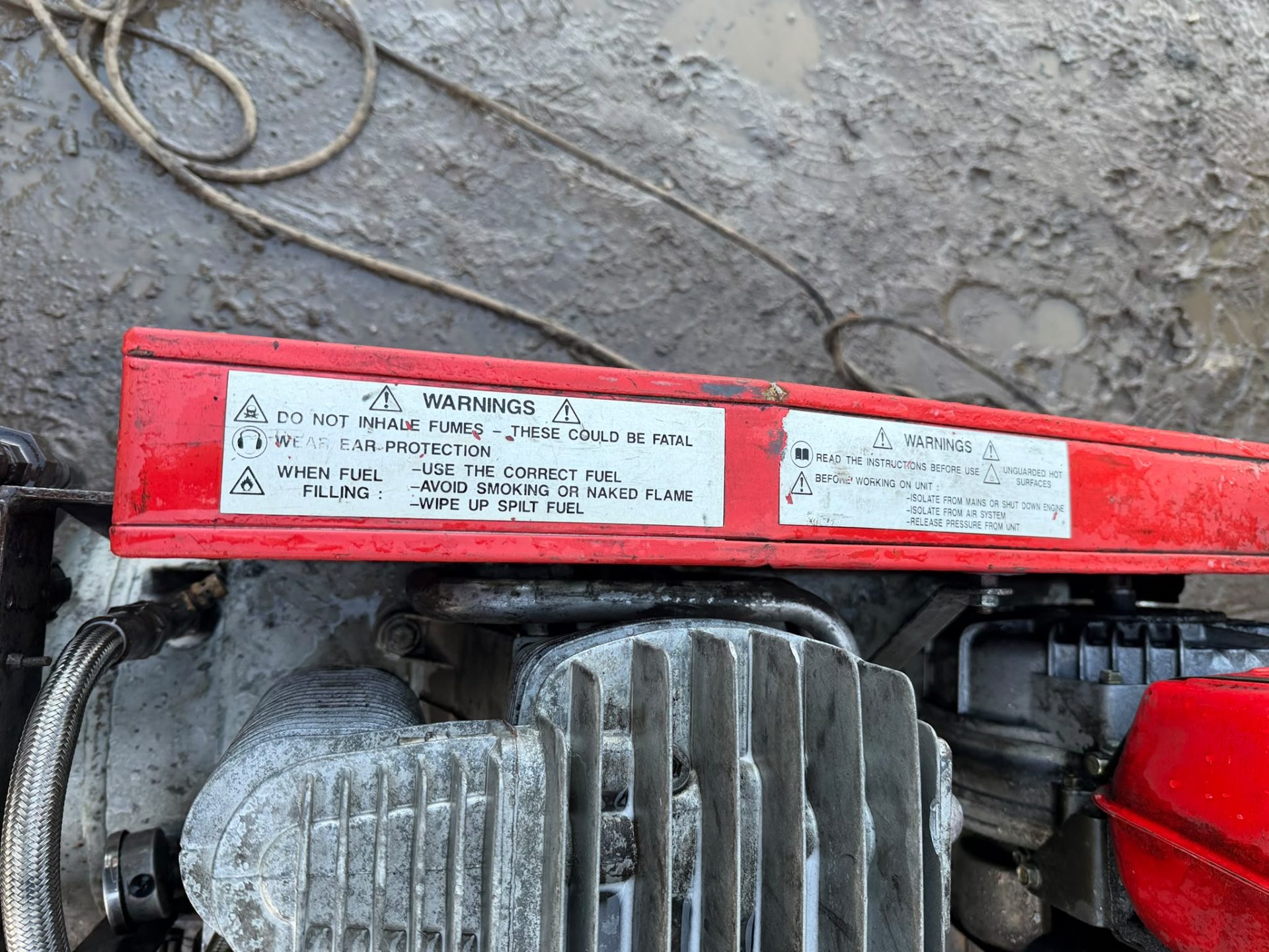 SELLARC DIESEL AIR COMPRESSOR ROBIN DY35 175PSI FARM WORKSHOP SITE - Image 16